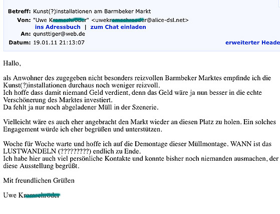 Demontage Barmbeks