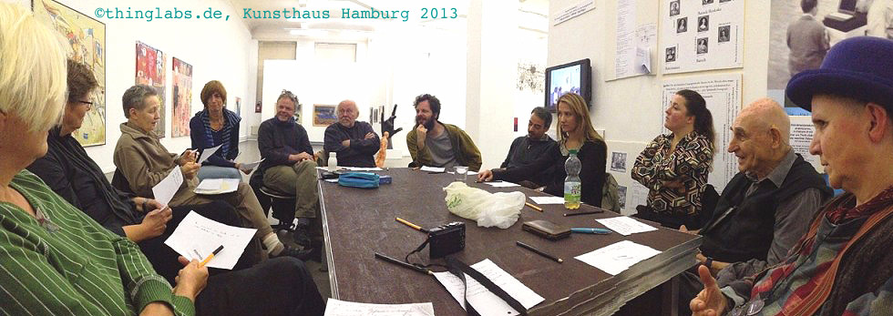 Foto: Stefan Beck 2013, Kunsthaus Hamburg , Konversationsrunde