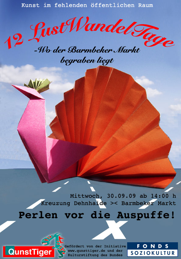 Pfau aus Papier