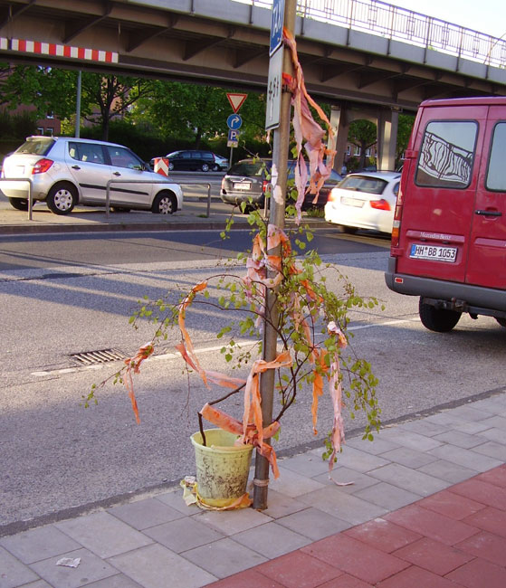Birkengrüen in Barmbek