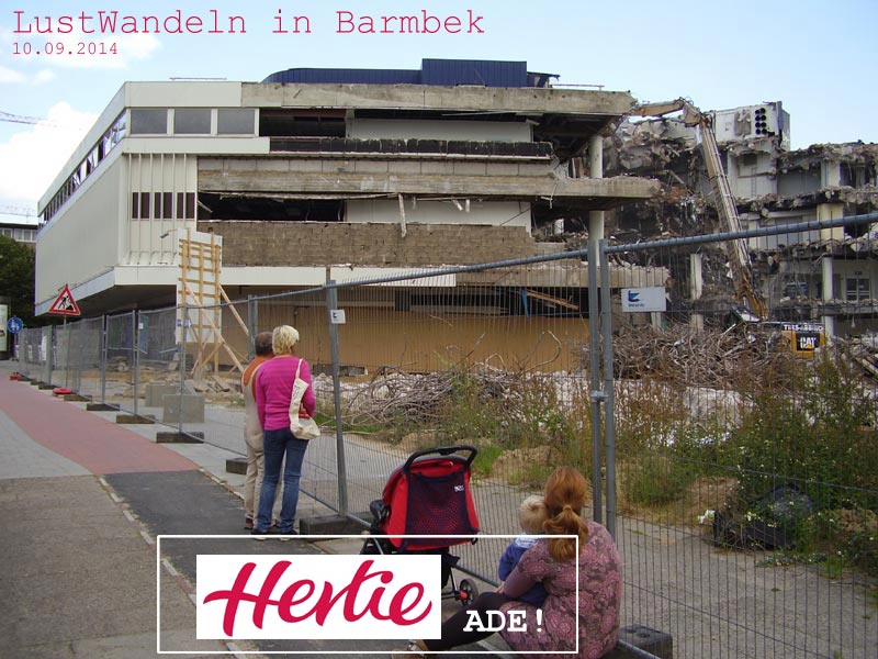 Herti-Ruinen-Besucher in Barmbek