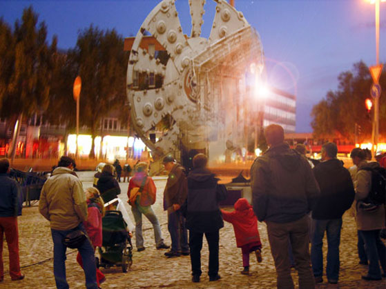 Mond in Barmbek